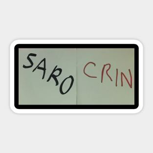 Saro Crin Sticker